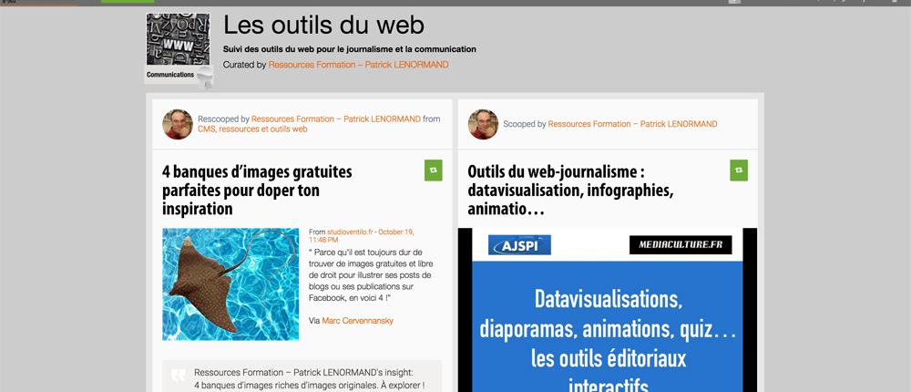 Outils du web